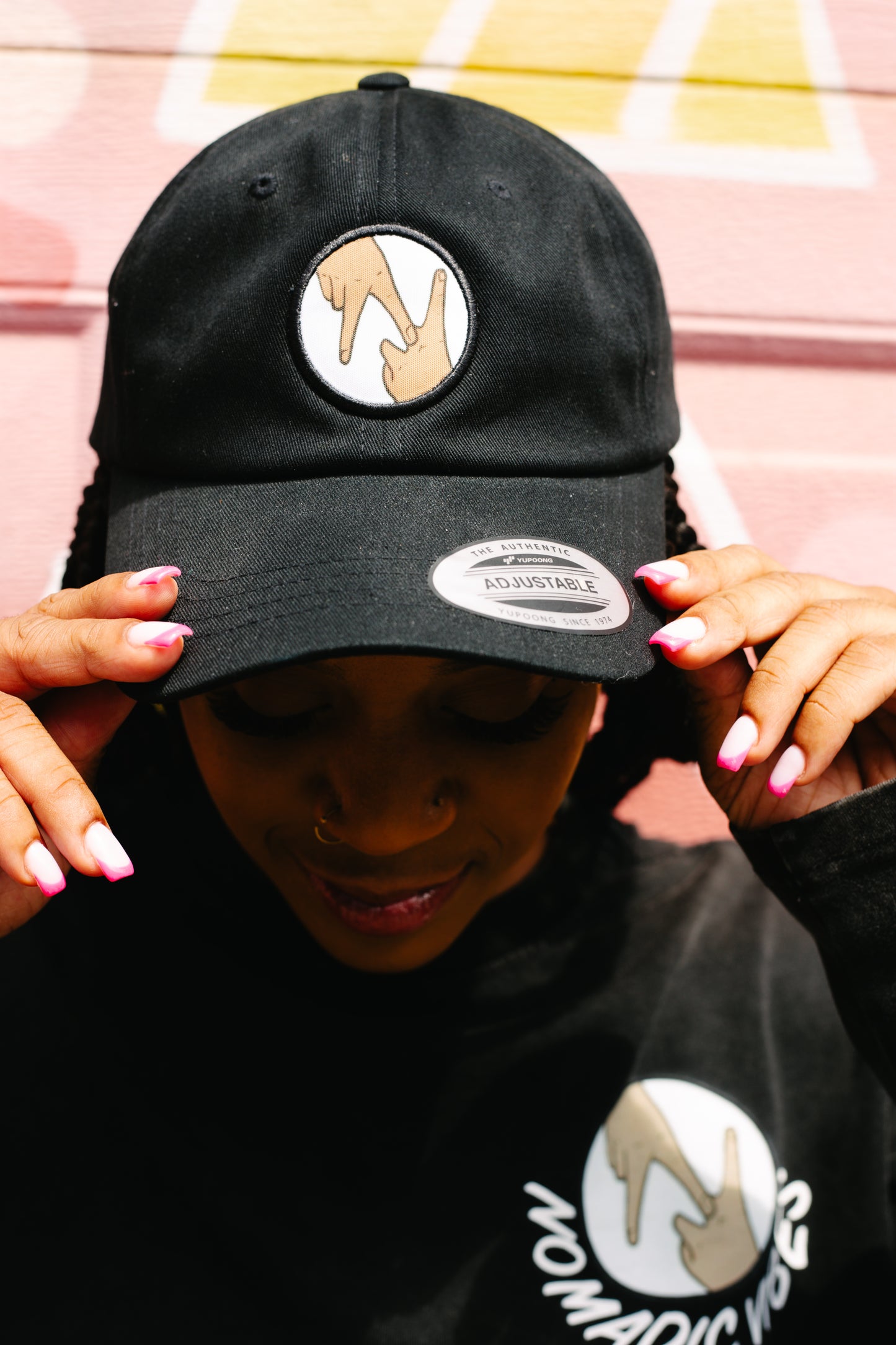 Black Dad Hat: Nomadic Vibes