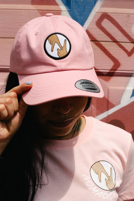 Pink Dad Hat: Nomadic Vibes