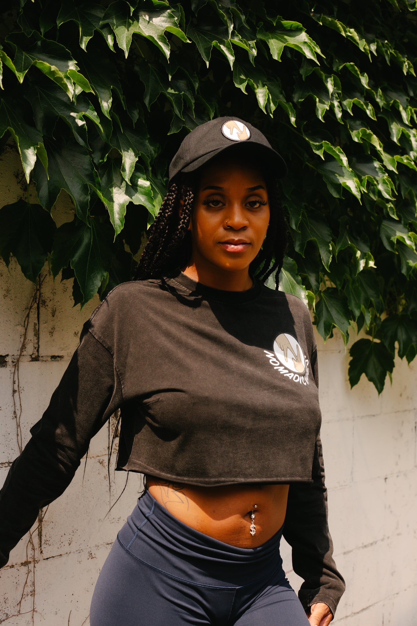 Black Dad Hat: Nomadic Vibes