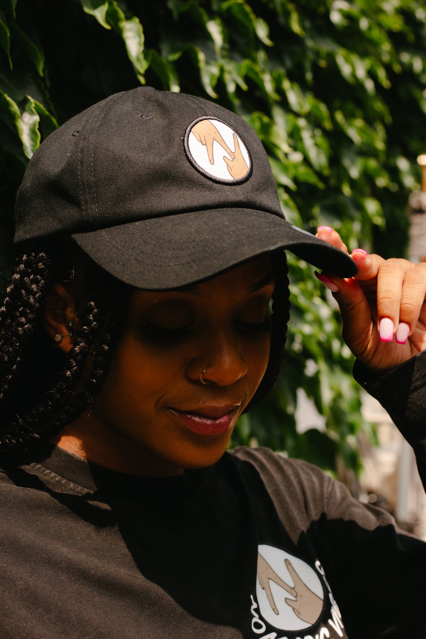 Black Dad Hat: Nomadic Vibes