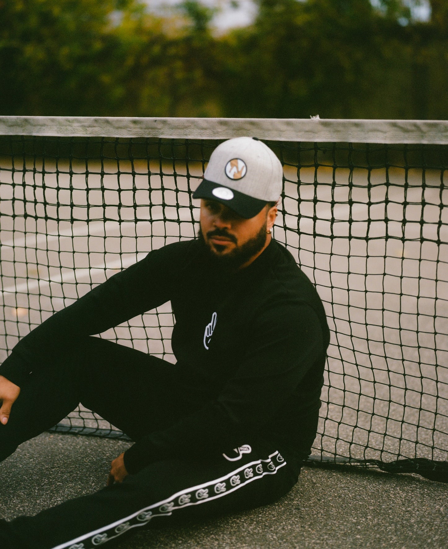 Crown Heather Grey/Black Wool adjustable: Nomadic Vibes